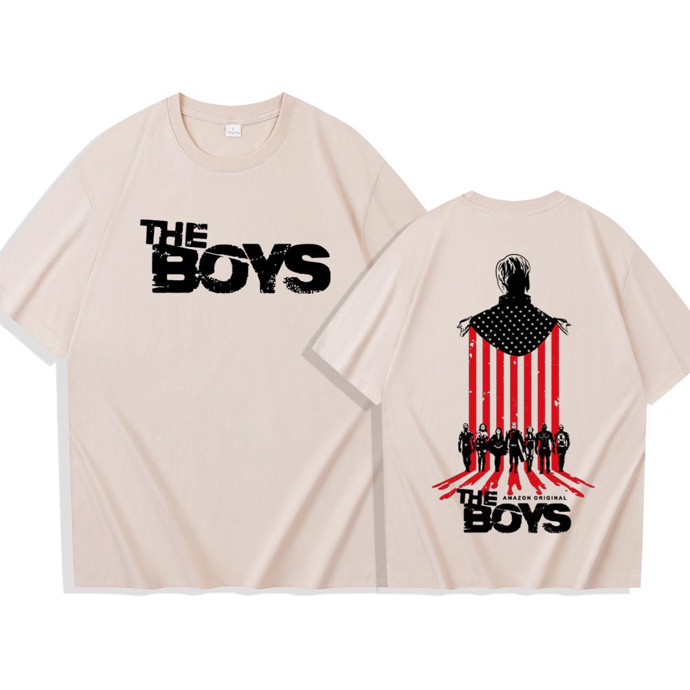 The Boys The Homelander T-Shirts Unisex Harajuku Rundhals Kurzarm Popmusik Shirts Fan Geschenk