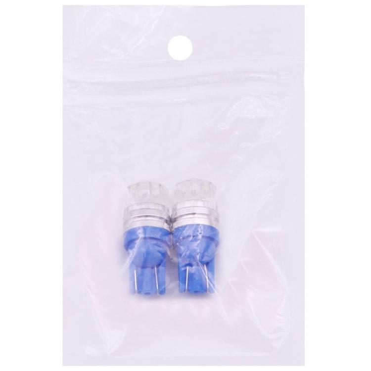 2 PCS T10 1.5W 60LM 1 LED Blue COB LED Brake Light for Vehicles, DC12V