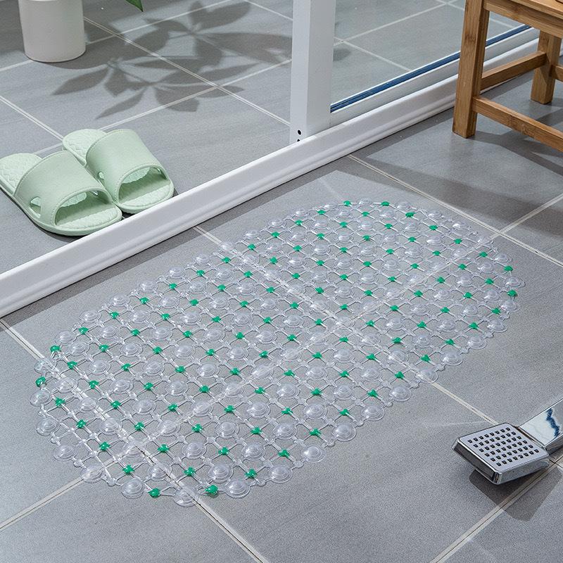 1PC PVC Anti-skid Bath Mats Soft Shower Mat Massage Mat with Suction Cup Non-slip Bathtu Bath Mat Bathroom Accessories Hot