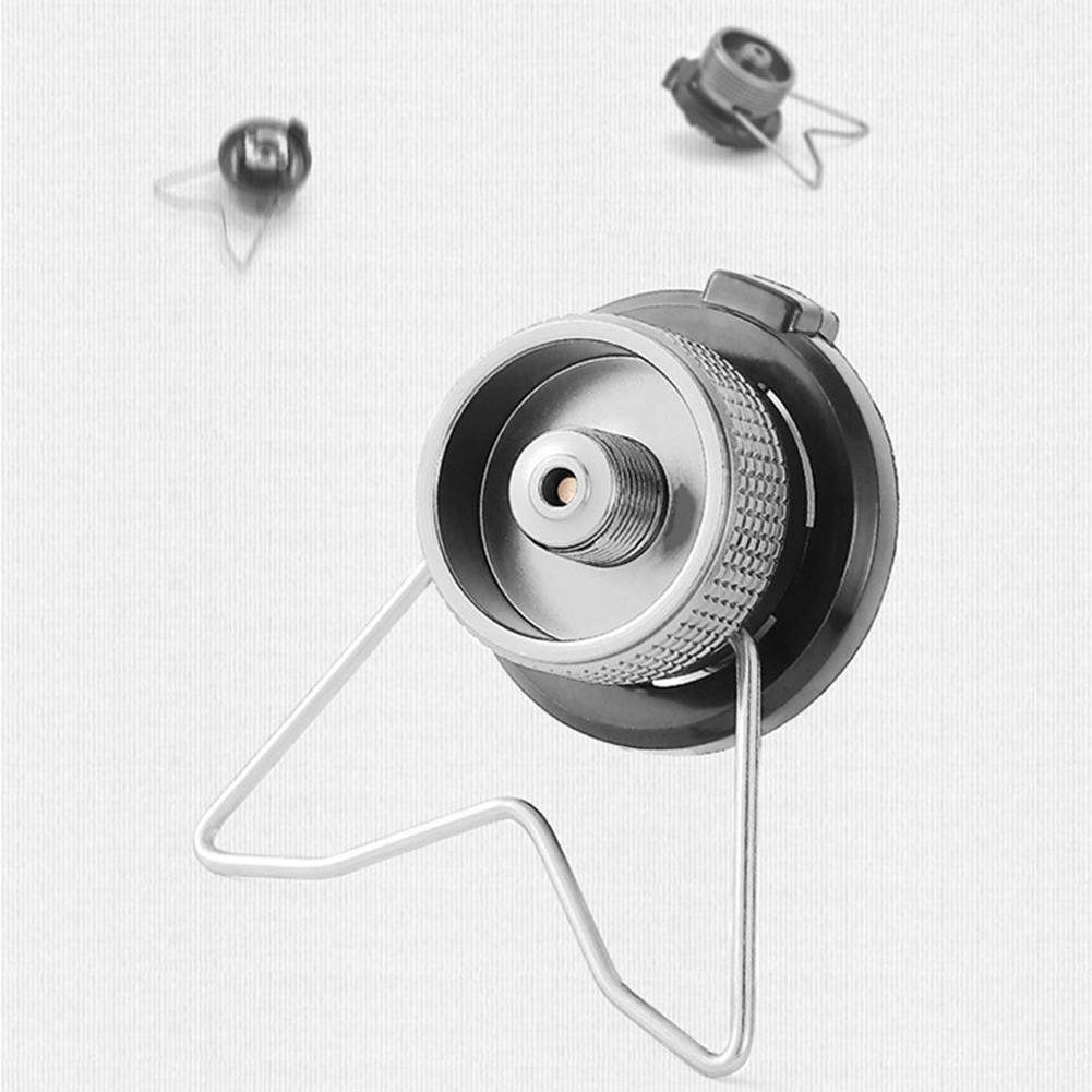 Portable Gas Stove Adapter Aluminum Alloy Camping Gas Converter Lightweight Gas Tank Adapter Compact for Outdoor Cooking
