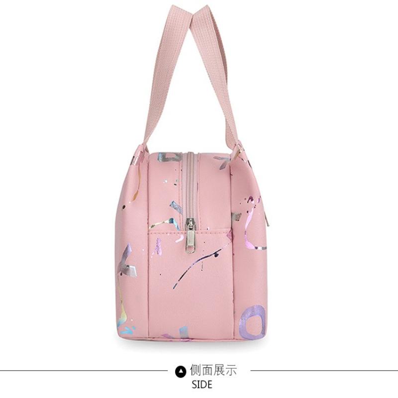 1Pc Trend Printing Women's Handbag, Commuting To Work, Large-capacity Storage, Bento Bag, Portable Small Mommy Bag When Going Out