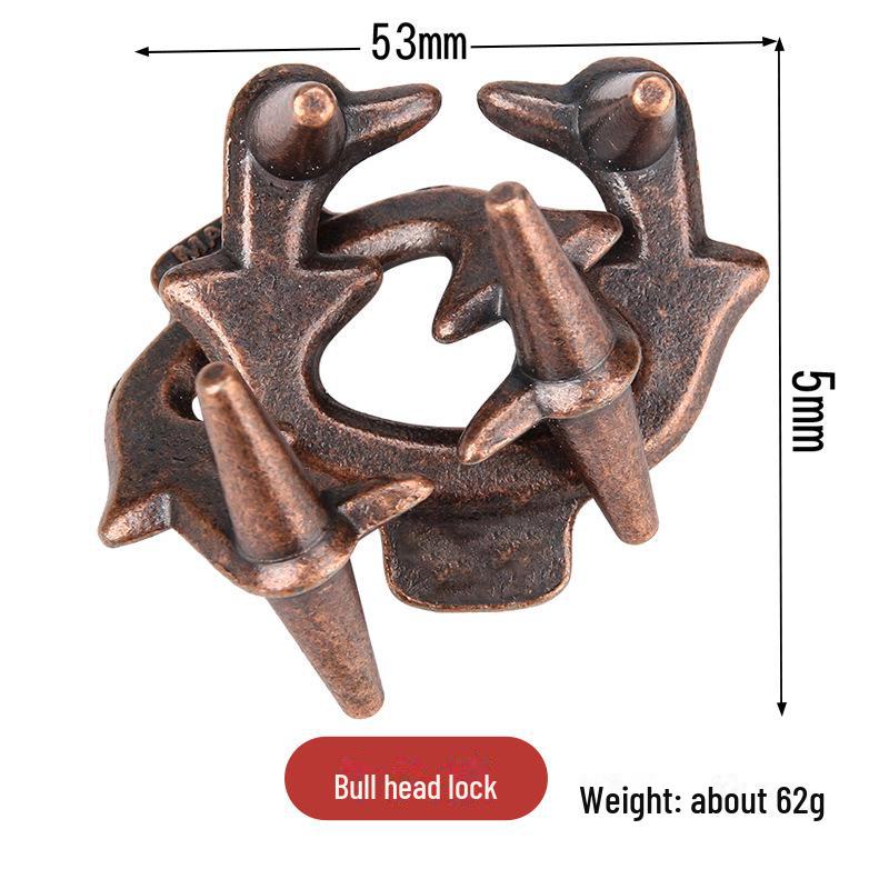 Puzzle ze zinkové slitiny Kongming Lock: Vzdělávací hračka s vysokým IQ pro dospělé a děti