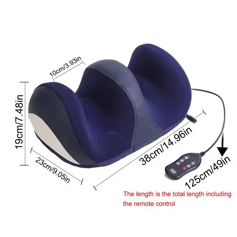 Big Size Electric Foot Leg Massager Heated Roller Vibration Press Calf Relieve Body Stress Care Foot Machines Simple Operation