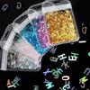 Fashionable Letter Shaped Sequins Craft Filling Materials Elegant Color Soft and Sturdy for Craft Supplies Projects
