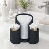 Plastic Swabs Dispenser 2in1 Cosmetic Pad Storage Box Cotton Pad QTips Holder  Desktop Countertop