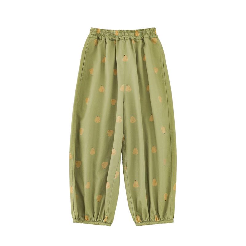 

YOYO Girls Summer Fruit Print Anti-Mosquito Jogger Pants 100