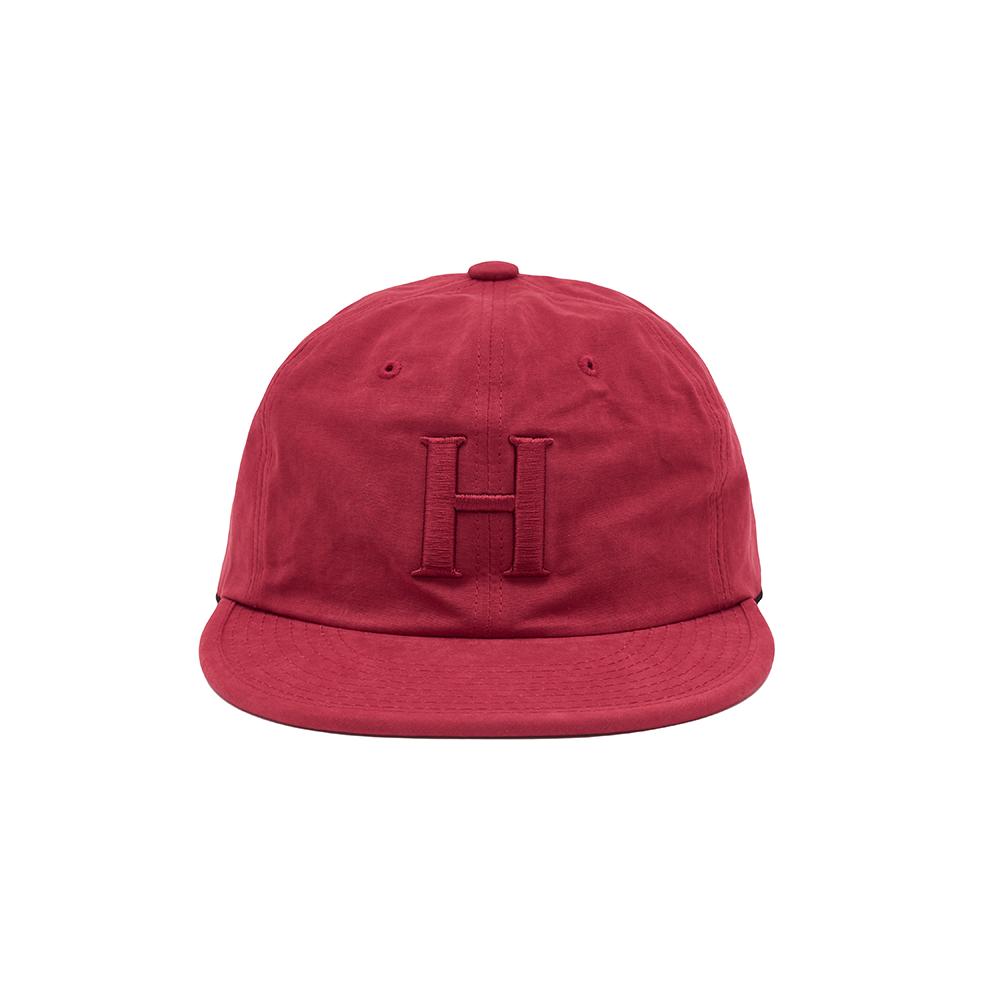 Haedeulaebseu Unisex H Embossed 6-Panel Red