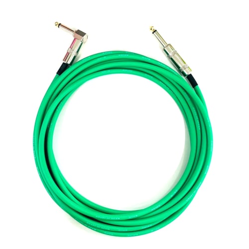 CANARE GS-6 Green Shielded Cable (L-L/L-S/S-S), Made in Japan (L-S, 2m)