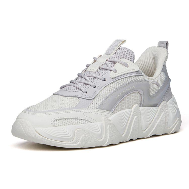 Anta Cushioning Slip Resistant Cushioning Slip Resistant Low top Casual Shoes Women's Gray 122228051-3
