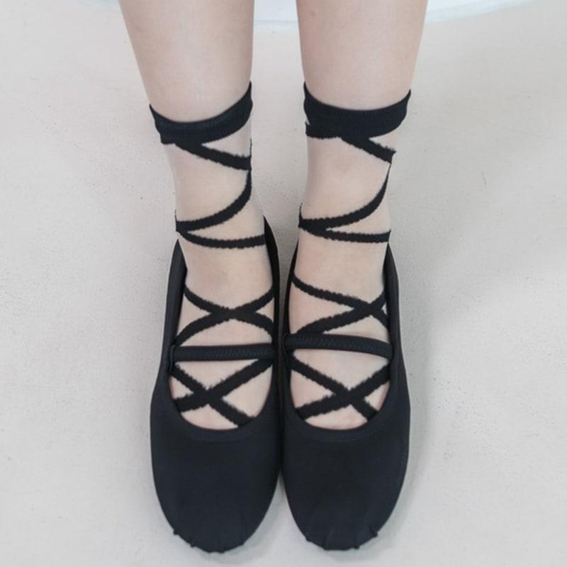 

meminn viola see through socks 3colors viola (VI)