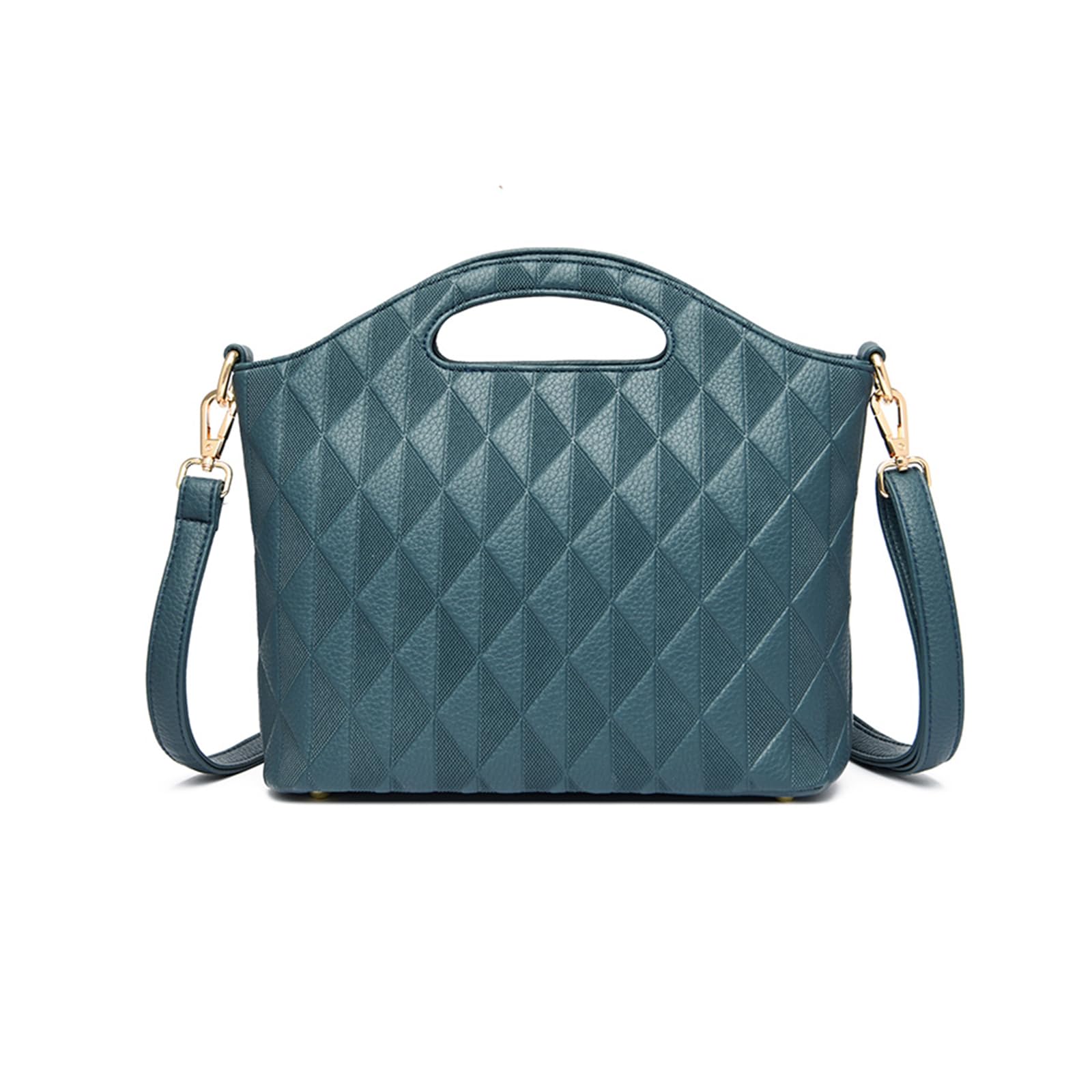 

NICOLE & DORIS Women s Handbag, Large, Crossbody, Large Capacity, Stylish, 2-Way, PU Leather, Waterproof, Divided, Elegant, with Studs on the Bottom,