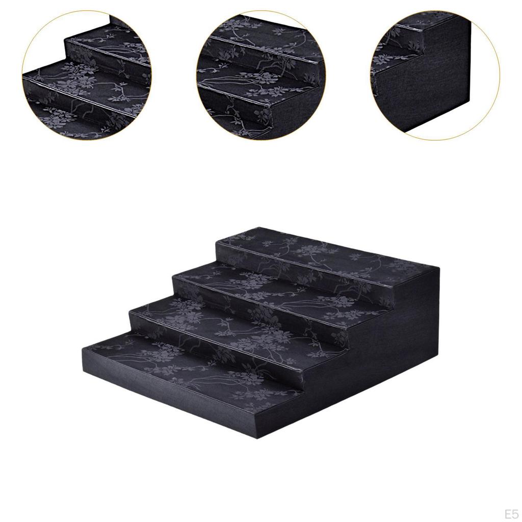 4 Tier Jewelry Organizer and Perfume Display for Makeup Figures