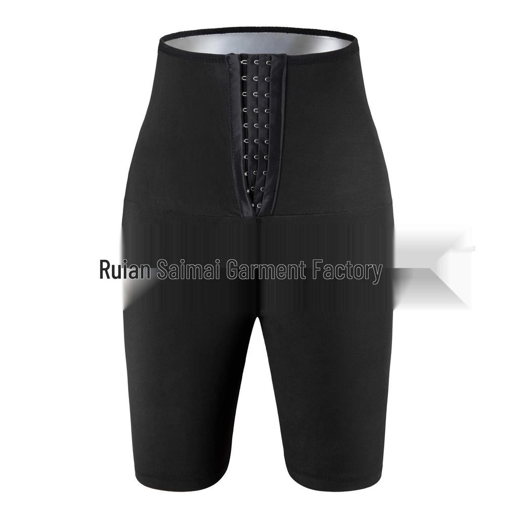 European & American Women's High-Waist Abdomen Control Yoga Pants: Adjustable Button, Hip-Lifting, Body-Shaping Fitness Leggings
