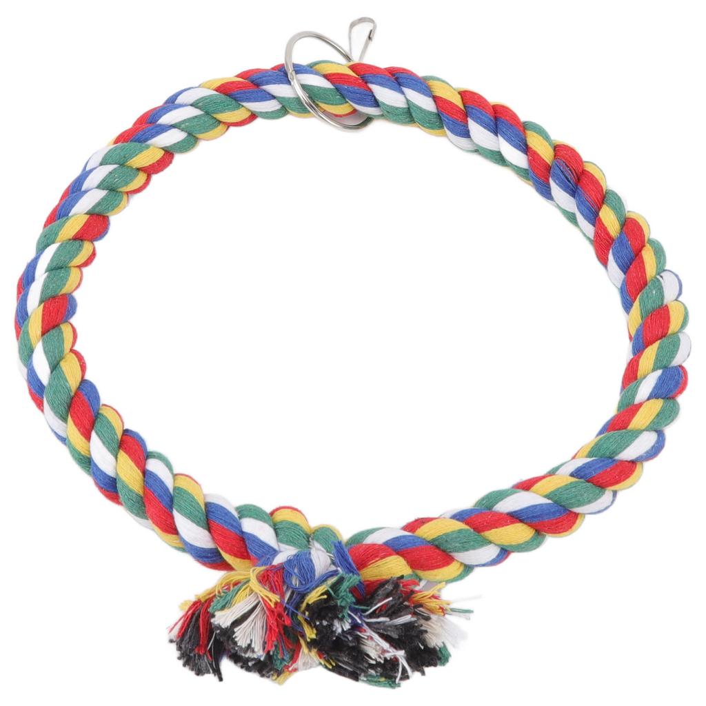 Bird Cotton Rope   Toy Colorful   Swing Toys for Parakeets Cockatiels Conure Lovebirds Finches Macaw