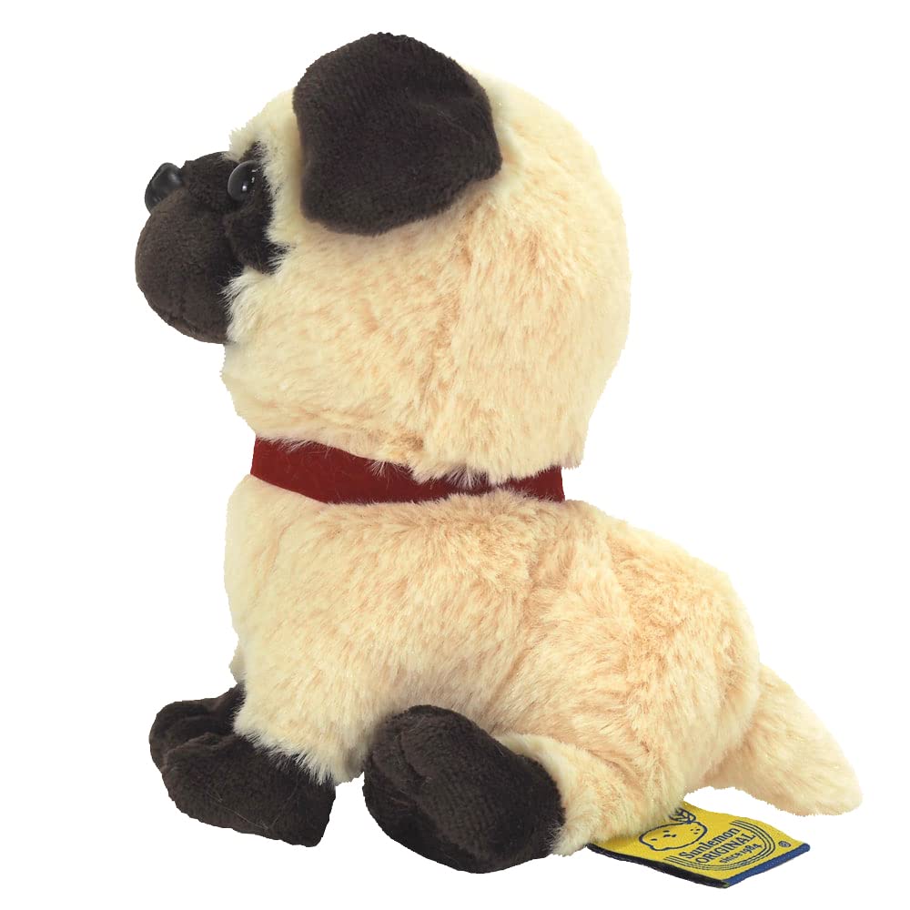 Sunlemon Pups Pug Beige S 14 X 5.5 X 16cm Stuffed Animal Dog P-4272