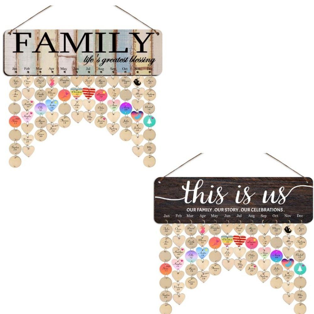

Wooden Creative Wall Hanging Home Decoration Plaque with Tags