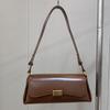 Bag women's niche design retro baguette armpit bag high-end new trendy red crossbody shoulder leather women's bag