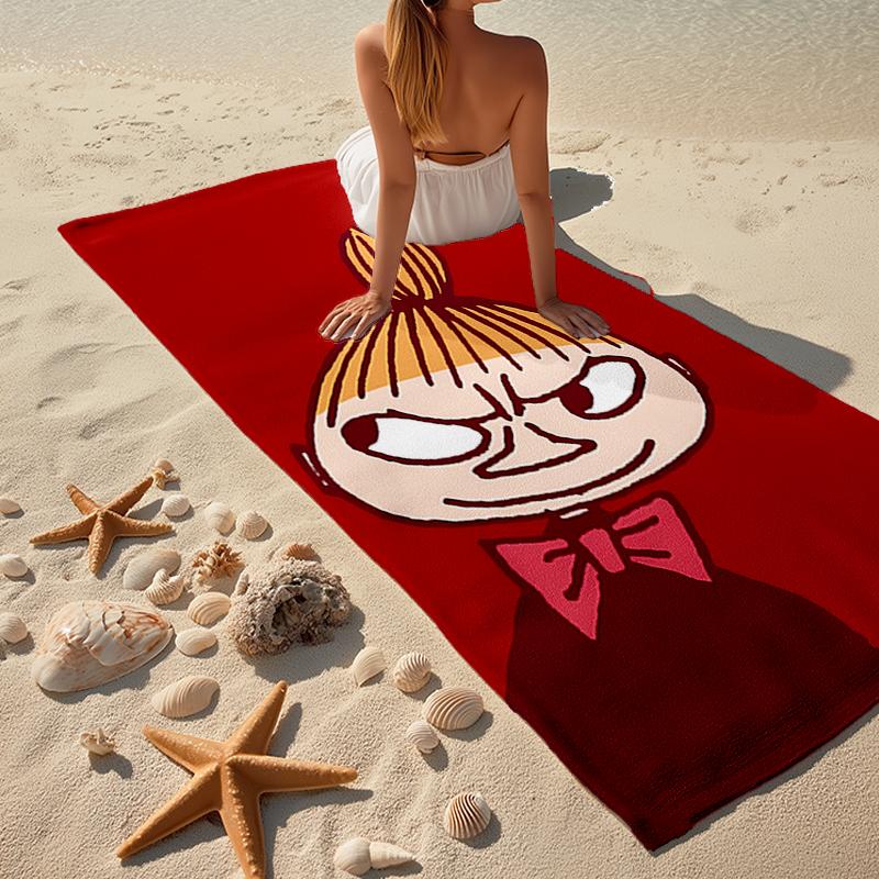 Ultra-Soft Beach Towel with Little My Theme,Ideal for Pool - Camping, Diving - Perfect Travel Essential, Vibrant Beach Towel.