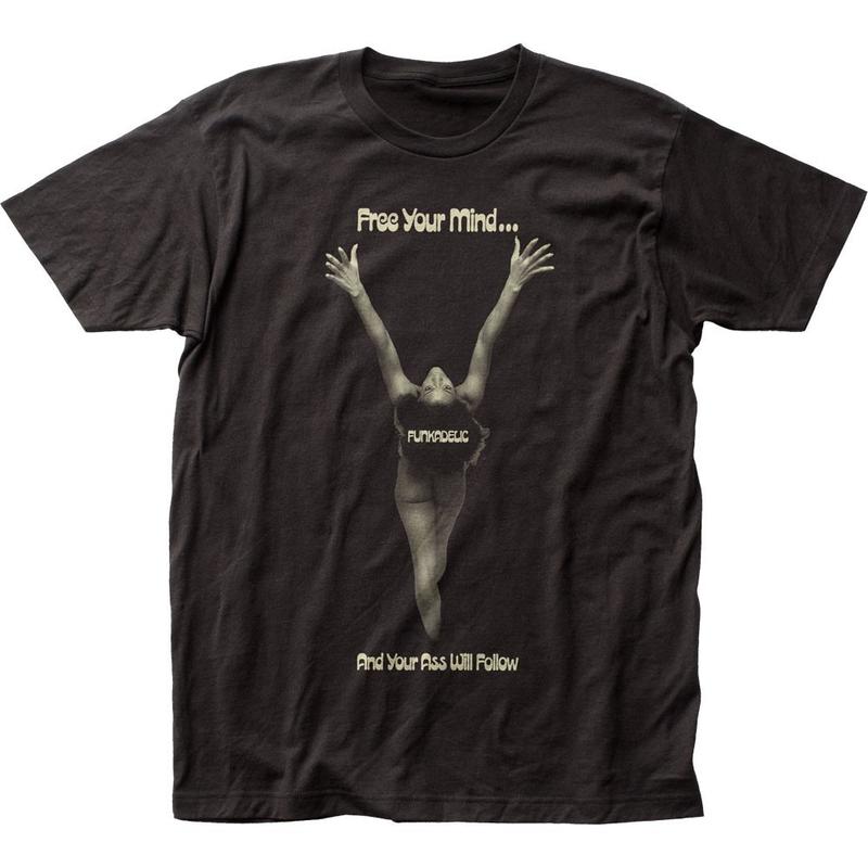 Funkadelic Your Ass Will Follow Unisex T-Shirt Music Classic Funk Band Tee Black XXL