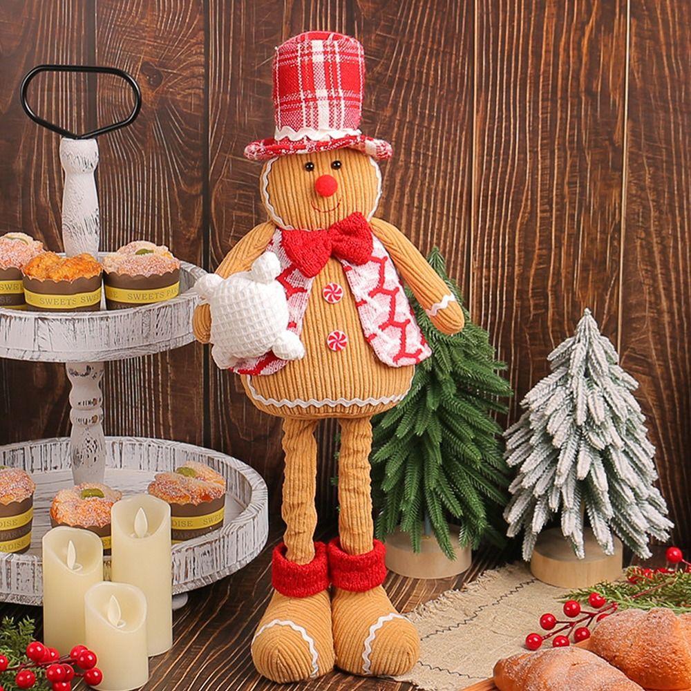 

Large Christmas Telescopic Doll Ornaments Standing Merry Christmas Decoration New Year Supplies Men