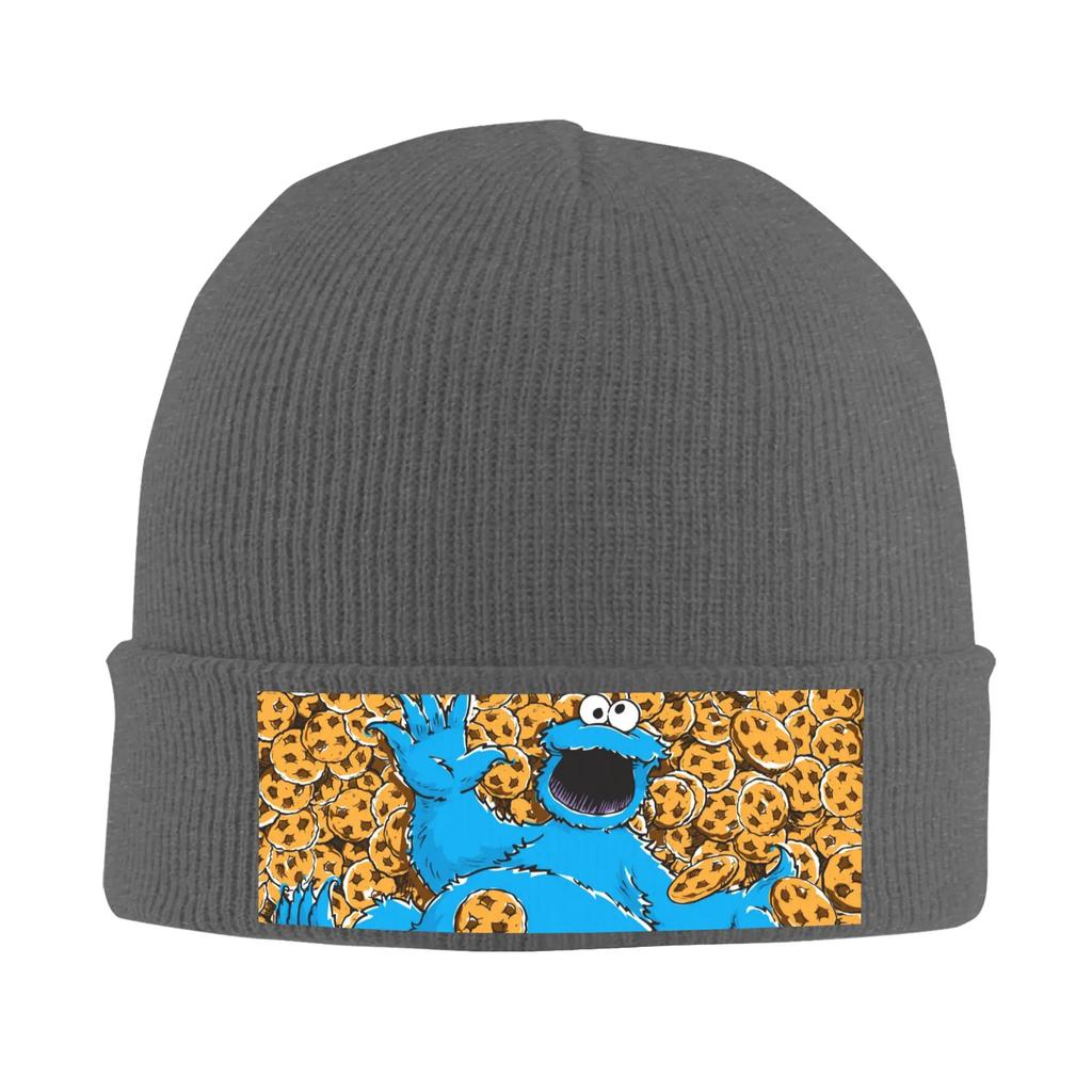 Cookie Monster Warm Knitted Cap Winter Knit Bonnet Hat Skullies Beanies Hip Hop Caps for Unisex