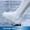 Unisex High-Top Waterproof Shoe Covers: Non-Slip, Thickened, Wear-Resistant, Sandproof & Snowproof Rain Boots.
