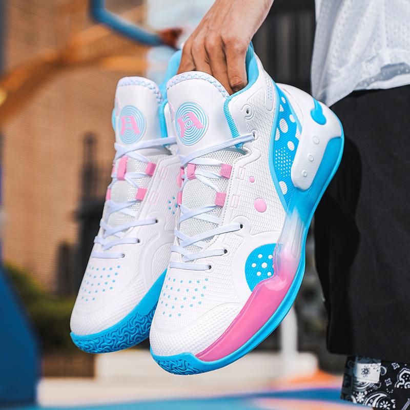 

Баскетбольные кроссовки Shuai 16 с высоким верхом для мужчин, весна-осень 2025 г., новые амортизирующие кроссовки для практических студентов 14 видов спорта 36