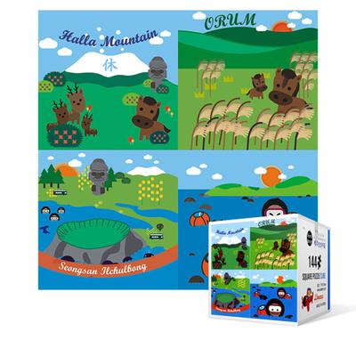 144-piece Jigsaw Puzzle / Jeju Island of Imagination (mini), Popular Korean Puzzle