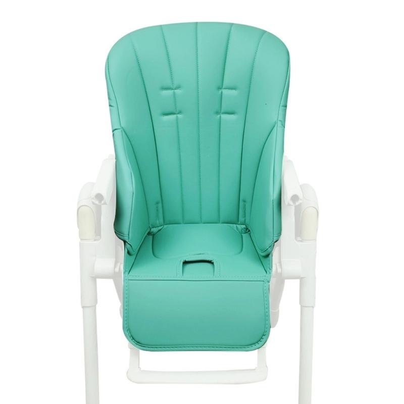 Stilvoller Babynahrungsstuhl Sitzschoner Verbessert das Essen Kratzfest Verschüttungsfest PU-Leder Kissenbezug
