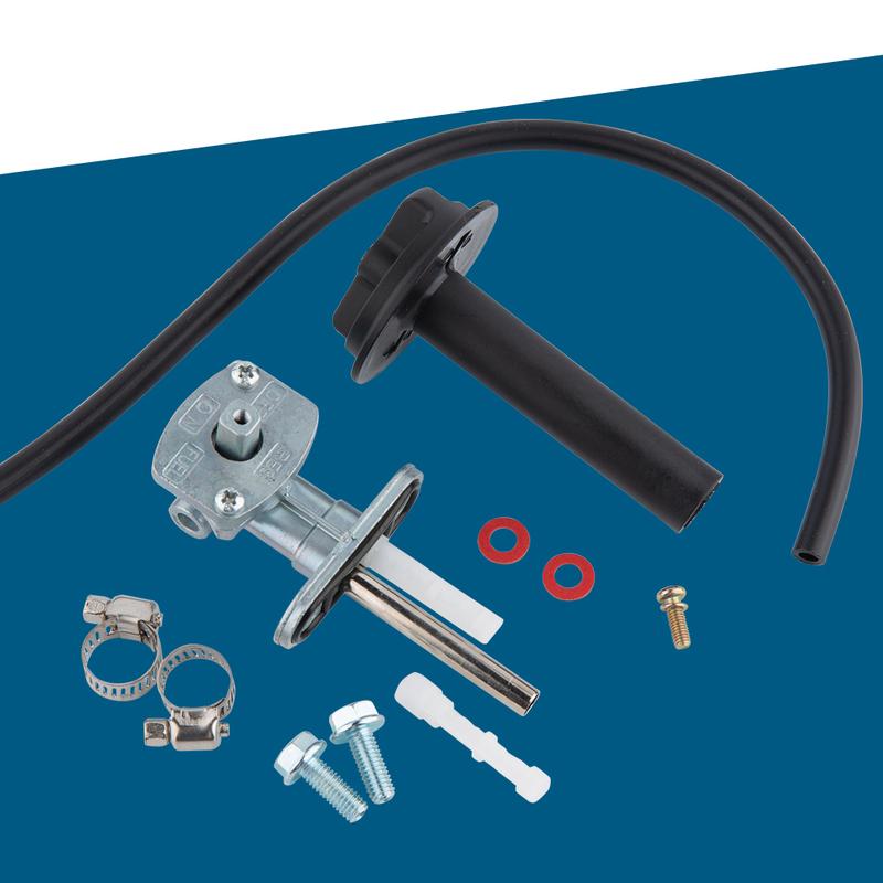 Fuel Gas Valve Petcock Switch Kit 5KM-24500-10-00 Fit for Yamaha Grizzly 350 660 Kawasaki Prairie 360 KVF360 400 KVF400