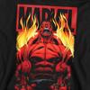 Marvel Unisex Adult Red Hulk Fire Sweatshirt