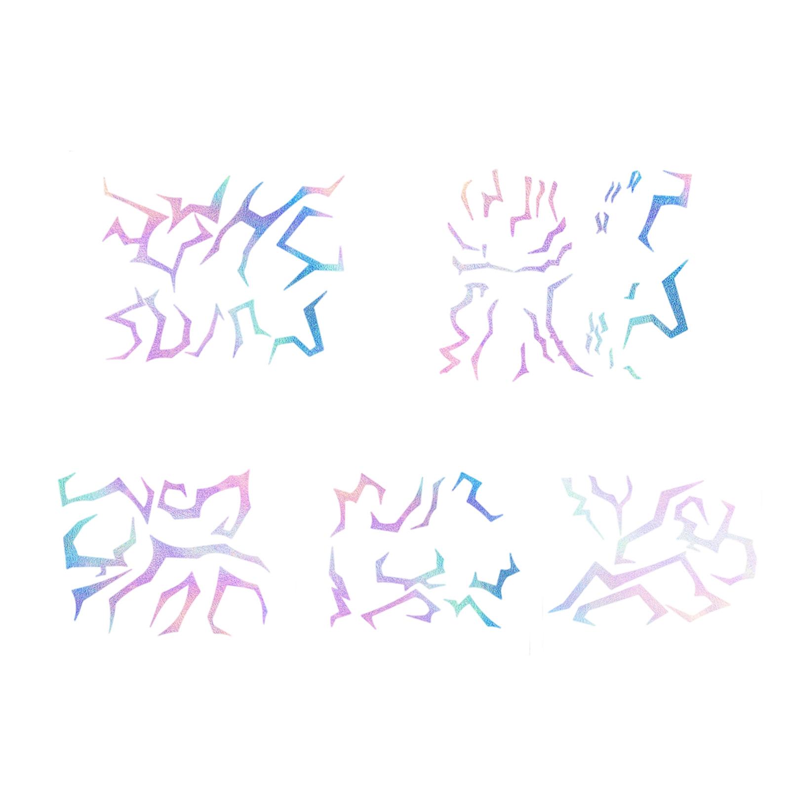 

Party Role-playing Lightning- Makeup Face Stickers One Size