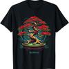 Zen Bonsai Nadšenec Tradiční Japonský Strom Tričko