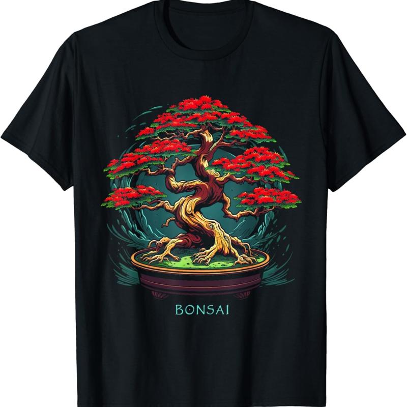 Zen Bonsai Enthusiast Traditional Japanese Tree T Shirt S разноцветный