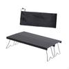 Aluminum Alloy Camping Table with Carry Bag for Outdoor Use