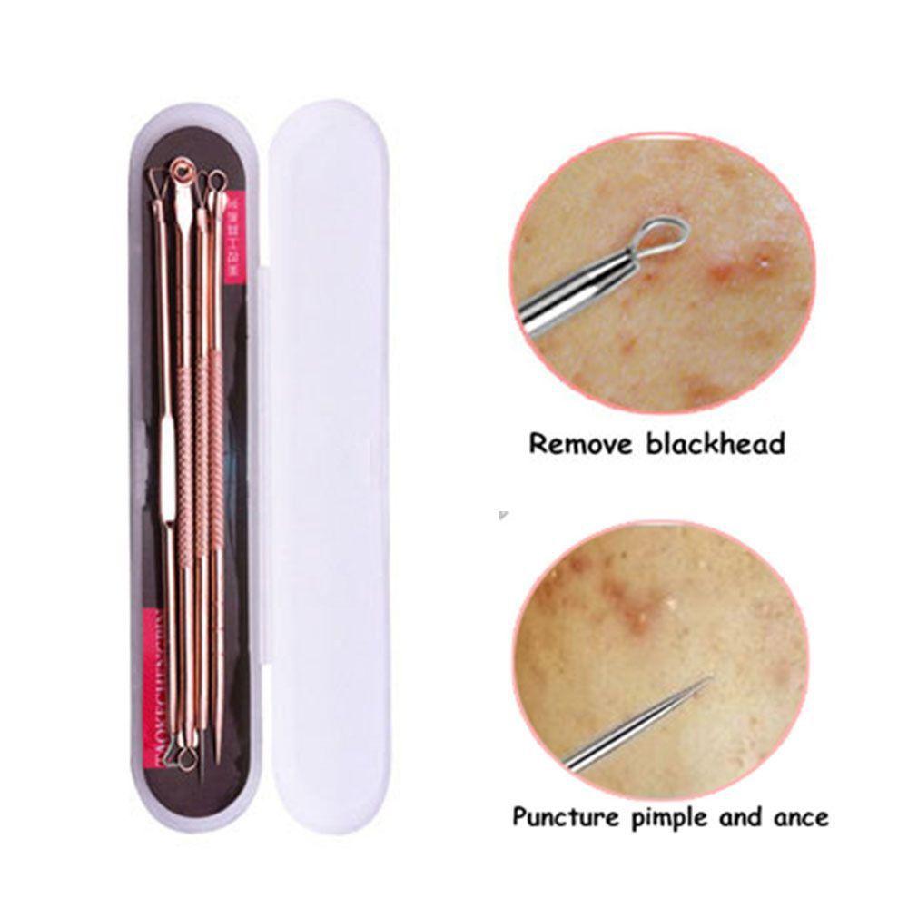 

Silver Pore Cleanser Needle Hook Rose Gold Black Head Pore Cleaner Deep Cleansing Tool