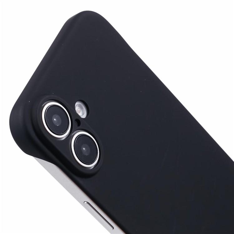 For iPhone 16 Frameless Case Hard PC Slim Minimalist Phone Cover Skin-Touch