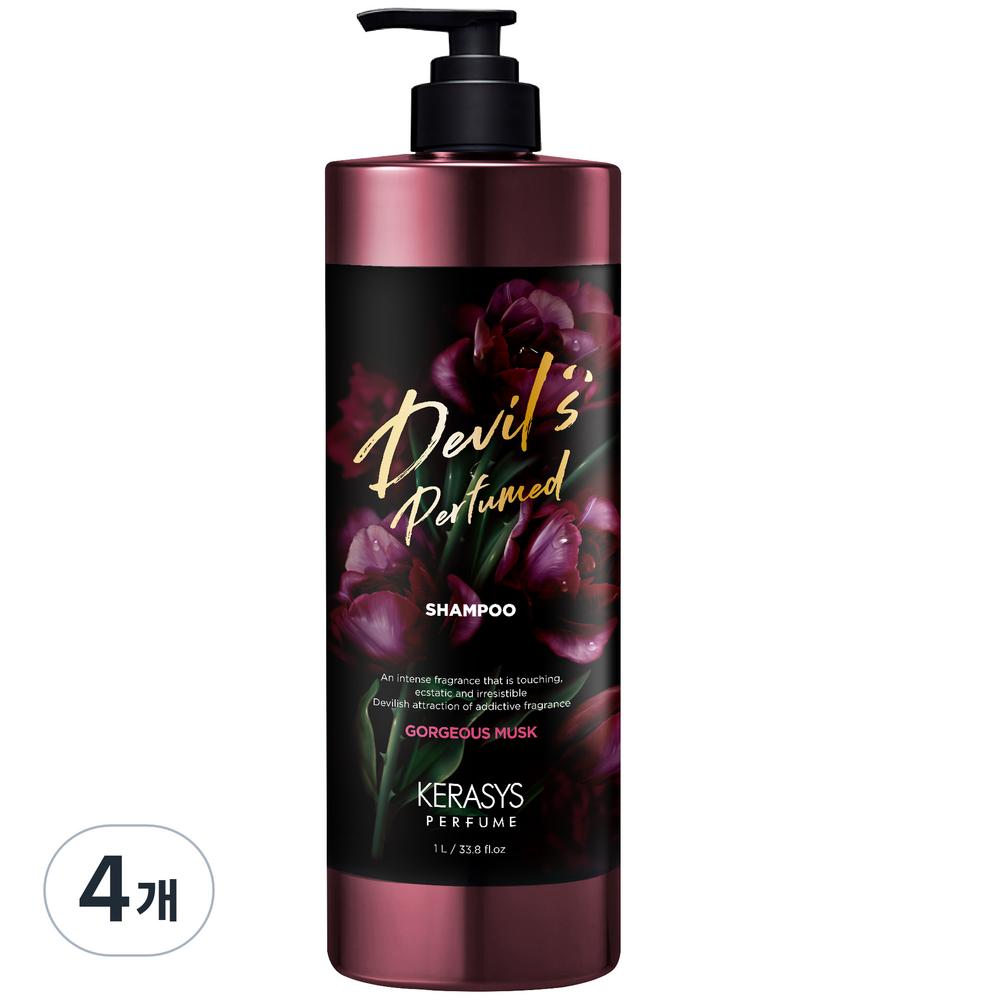 

Kerasys Gorgeous Musk Perfume Shampoo Flower Bouquet Scent, 1L, 4 pcs.