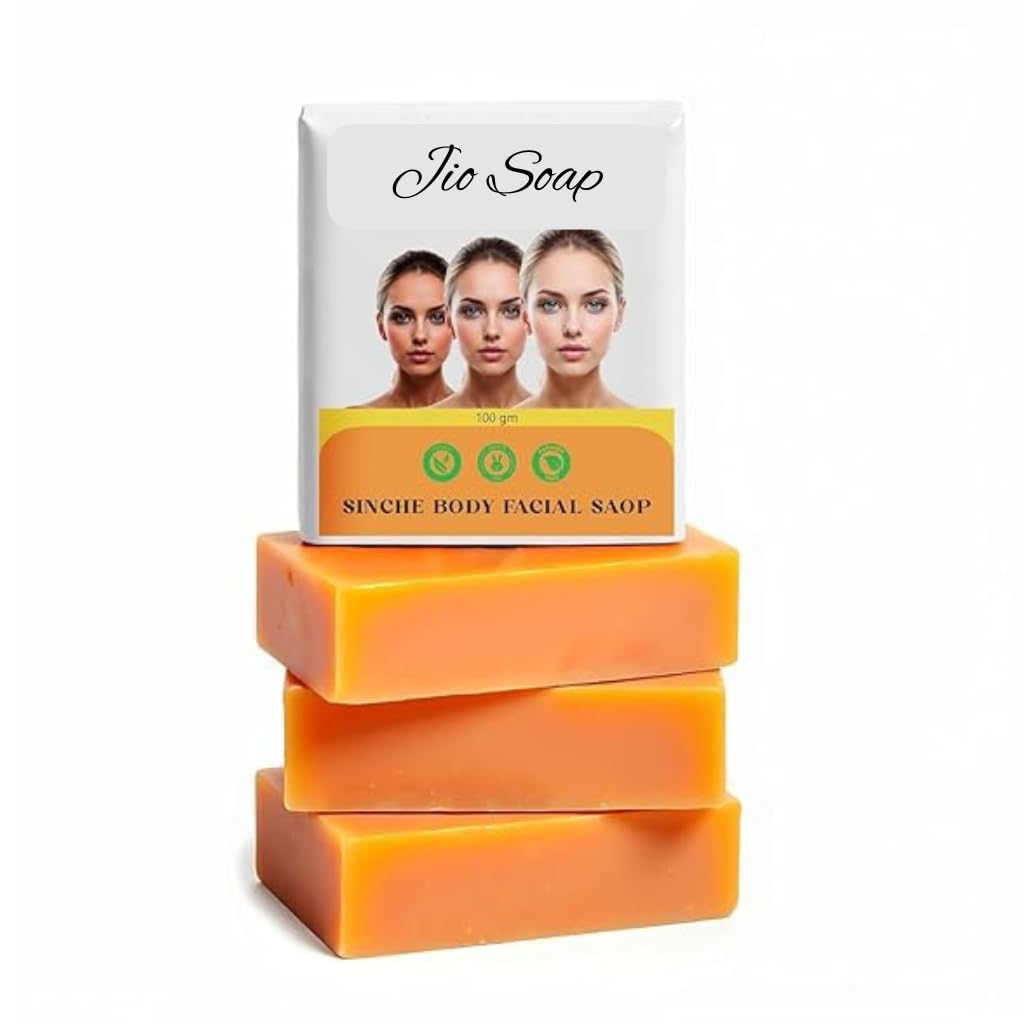 YYmEnterpriZe Handmade Orange Soap Bar Citrus Scented Natural Soap with Essential Oils (PACK OF 1)