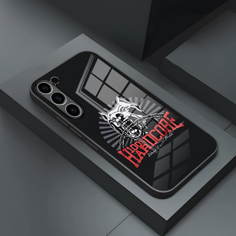 100 Hardcore Dog To The Bone Phone Case for S24 Ultra Samsung S23 Fe S22 S20 S21 Plus Galaxy A54 A34 A24 A53 Note 20 Glass Cover