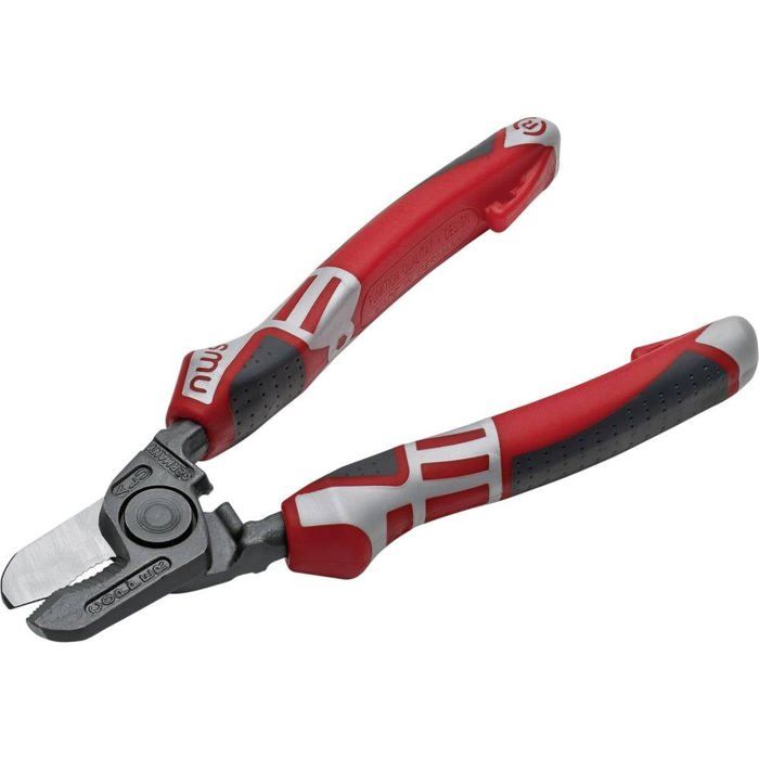 NWS 043-69-160 Pince Coupe-câbles Adapté Pour (technique D'isolation) Câbles En Alu Et En Cuivre, À 1 Ou Plusieurs Fils