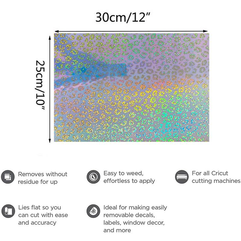 M-Modern-PVC Colorful Self-Adhesive Sheet Works With Cut And Other Cutters For Window Gift Cards Deco