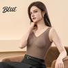 Invisible Vest Seamless Autumn Winter Women Thermal Warm Camisole Slim Fit with Built-in Bra Sleeveless