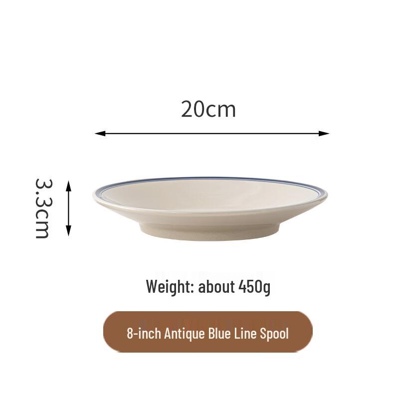 Handmade Ceramic High-Foot Noodle Bowl