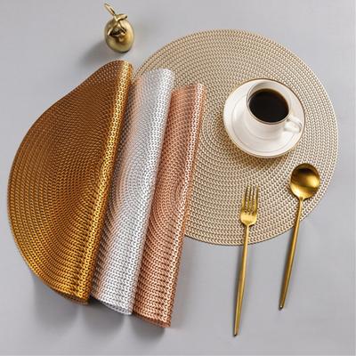 Talos 38cm Round PVC Eco-friendly Bowl Dish Placemat Heat Insulated Dinning Table Mat