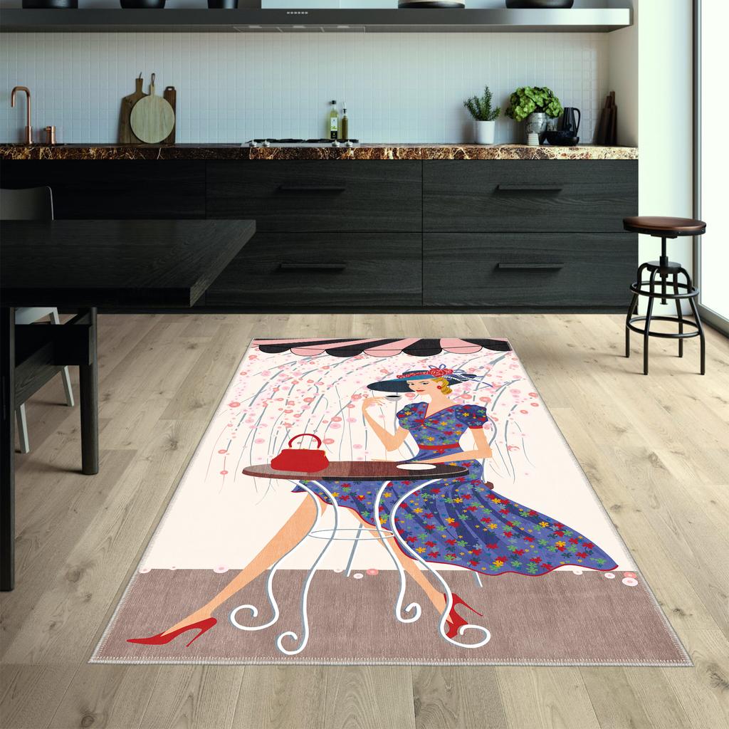 Dekorativní koberce, Koberce do obývacího pokoje, Koberec, který lze prát v pračce, Protiskluzový koberec