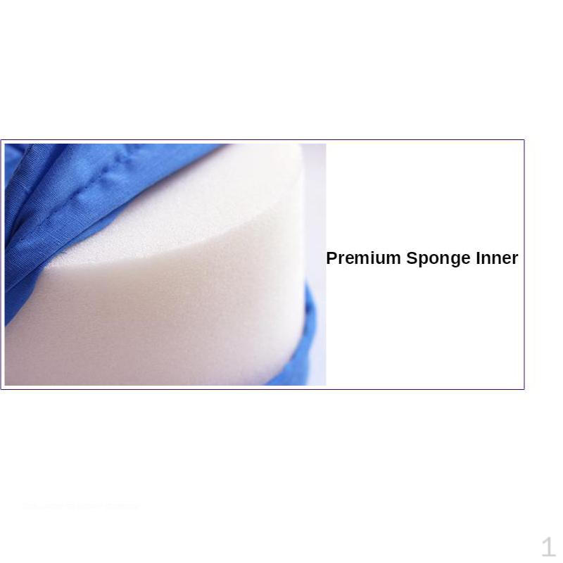 2 Pieces Foam Bed Wedge Cushion Washable Cover