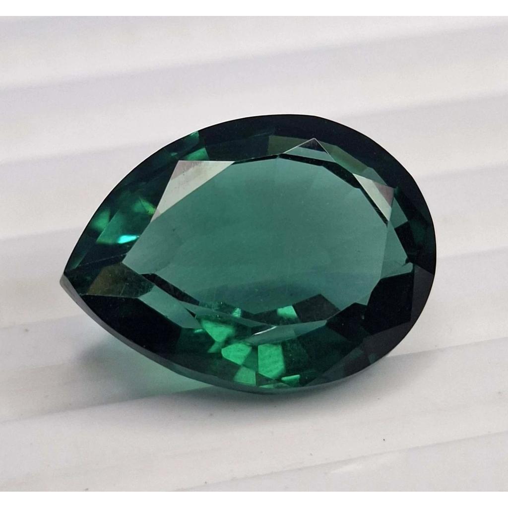 Natural Green Tourmaline Pear Cut 12-14 Ct Beautiful Certified Loose Gemstone