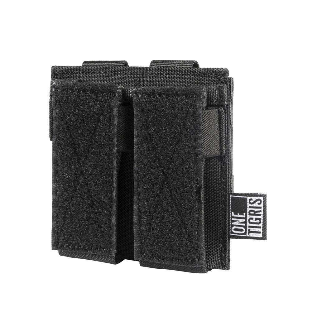 

OneTigris Double Pistol Mag Pouch Open Top Tactical Gear (Black) чорний