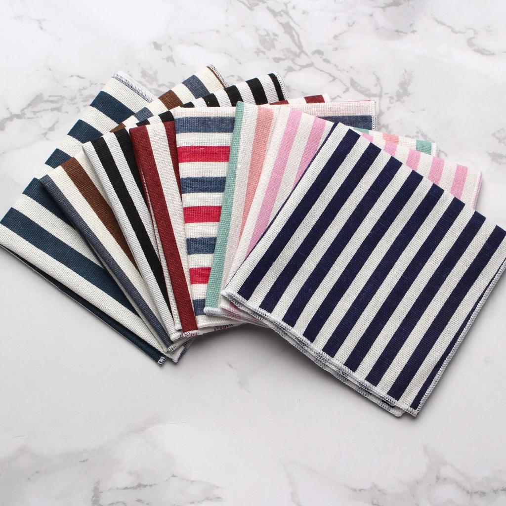 Men'S Suit Pocket Towel, Banquet Striped Shirt Pocket Towel, Dress, Chest Towel, Small Square Towel.